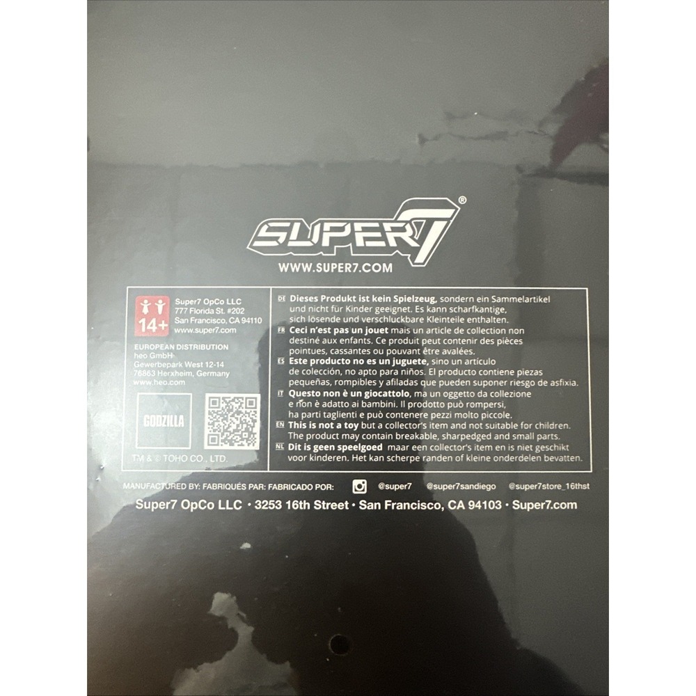 Super7 Toho Godzilla Wave 09 Shogun V3 Blind Box Full Sealed Case 12ct ReAction - Picture 7 of 7